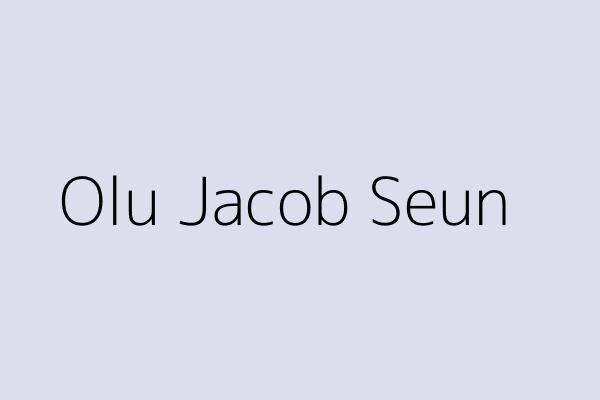 Olu Jacob Seun